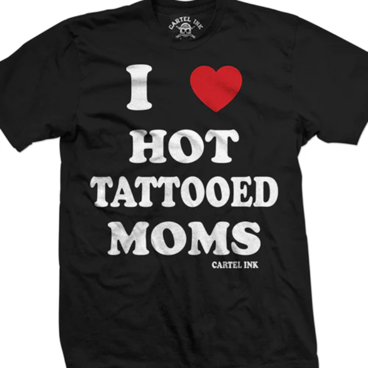 S/S LOVE TATTOOED MOMS - BLK